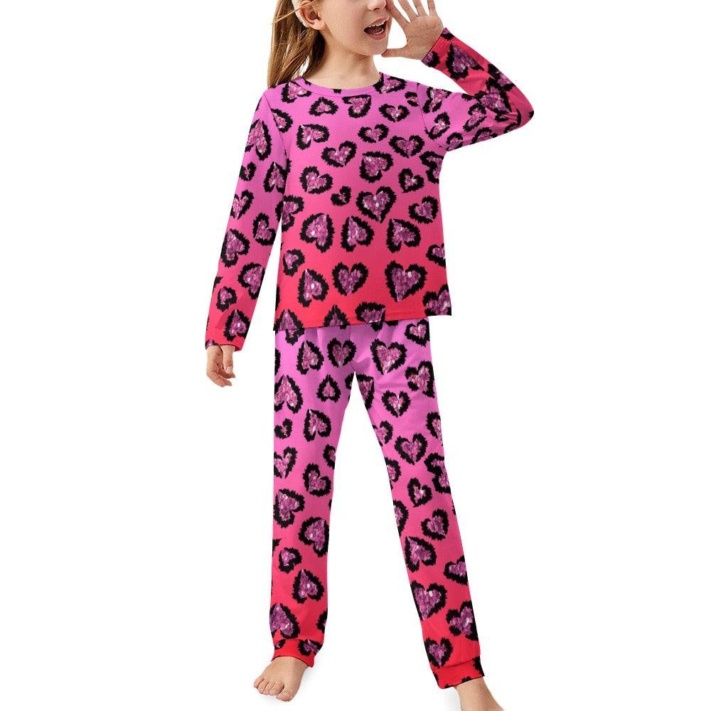 Pink Leppard Girl's Pajamas