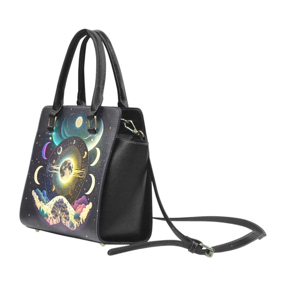 Celestial Moon Classic Shoulder Handbag