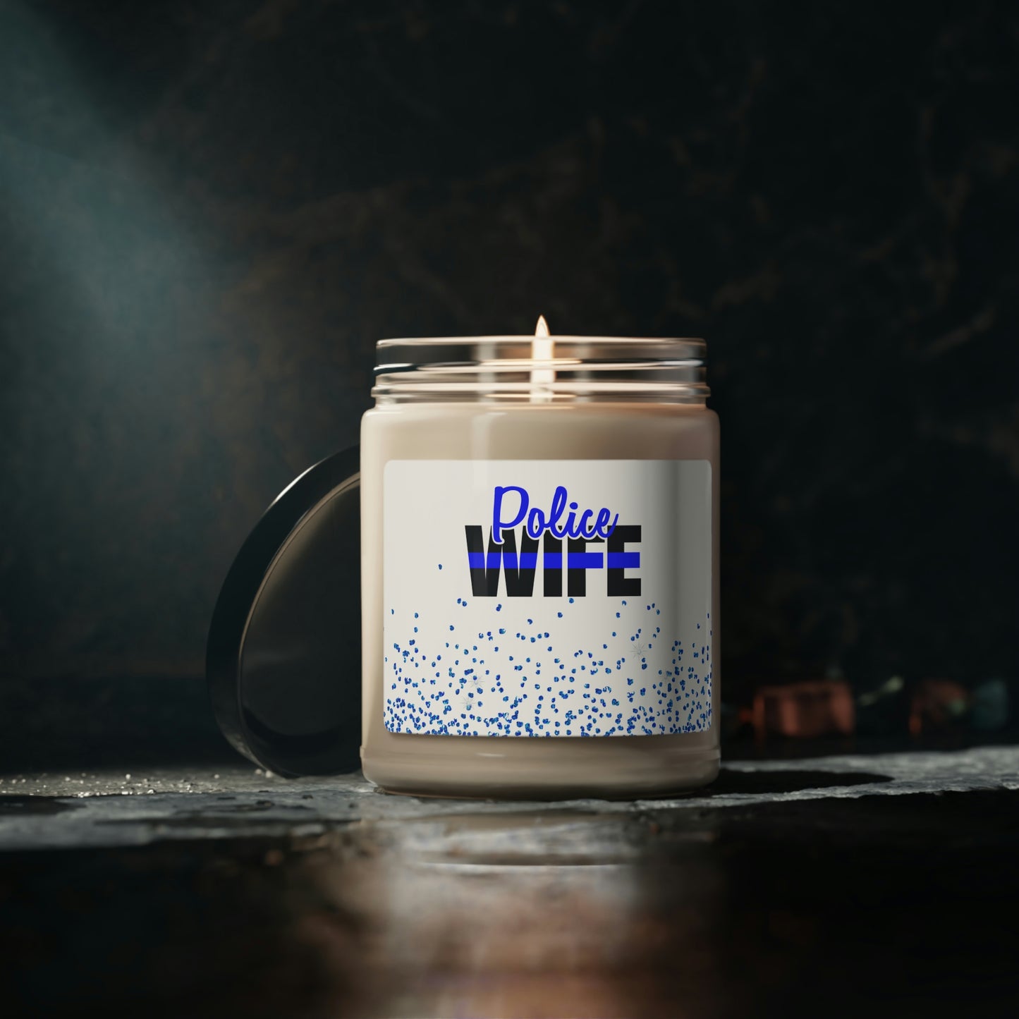 Police Wife Scented Soy Candle 9oz