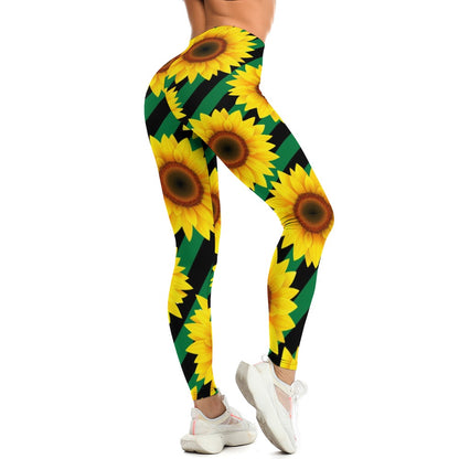 Sunflower Soft Ladies Tight Yoga Pants