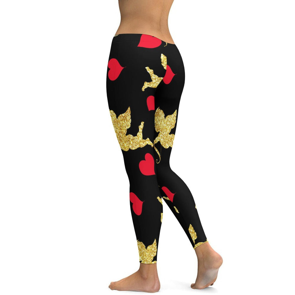 Stupid Cupid Too Soft Ladies Tight Yoga Pants