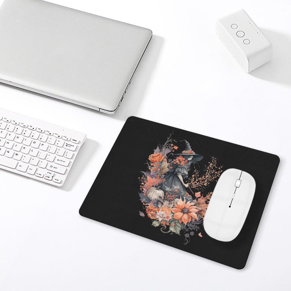 Witch Leather Mouse Pad