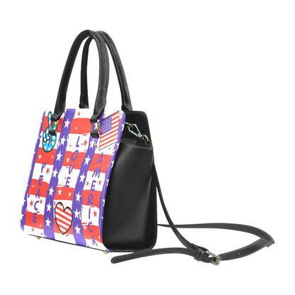 Peace Love America Classic Shoulder Handbag