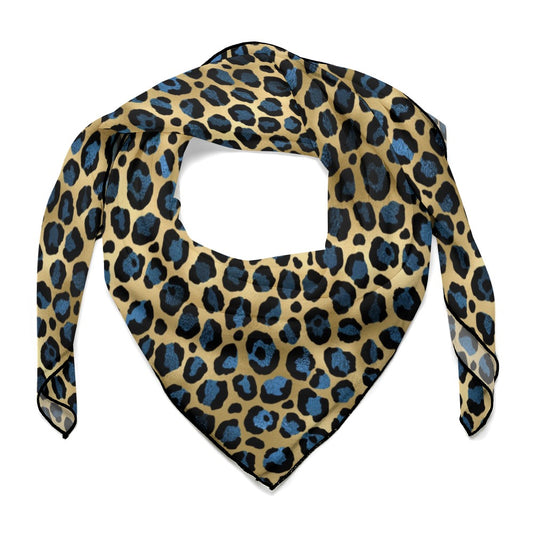 Leopard Soft & Shiny Silk Scarves