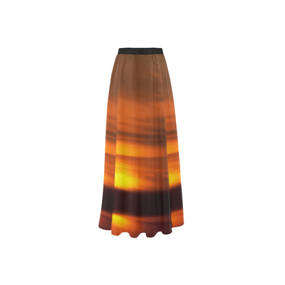 Sunset High Slit Long Beach Skirt