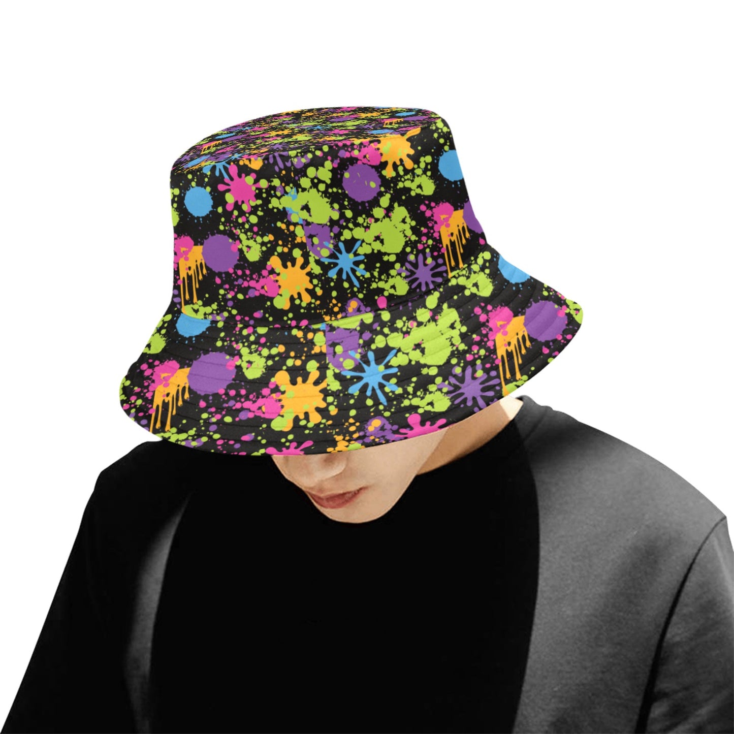 Neon Splash Summer Bucket Hat