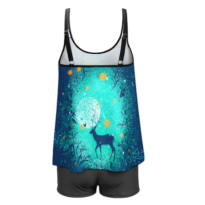 Oh Deer Blue Swimsuit