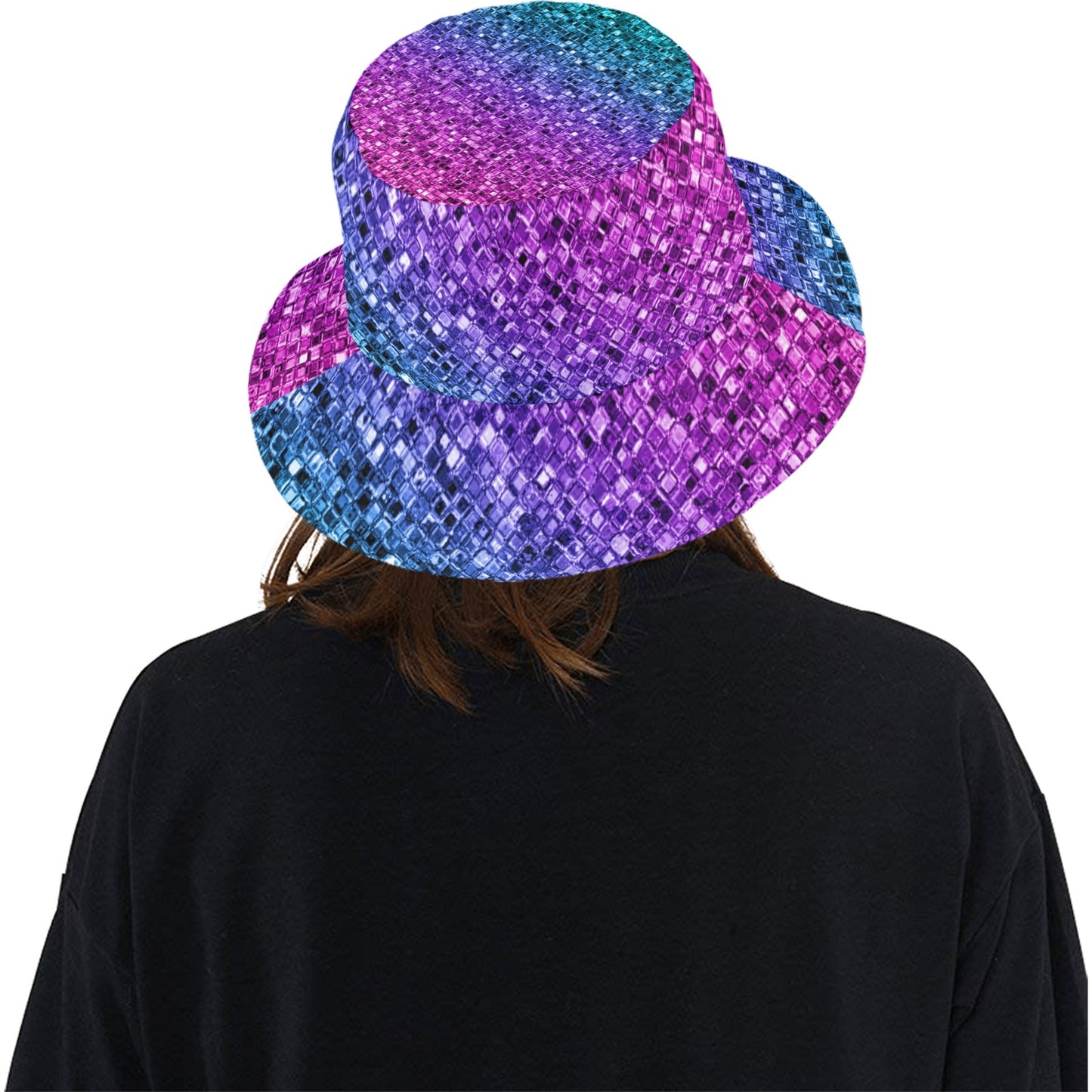 Purple Sparkles Summer Bucket Hat