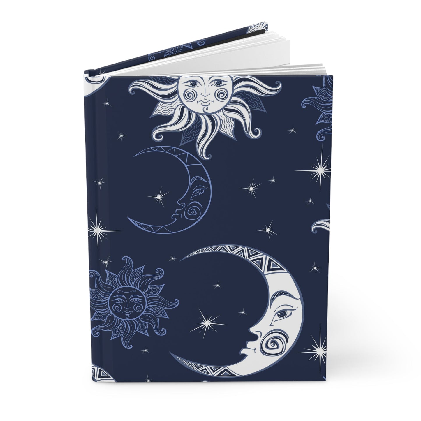 Sun Moon Stars Hardcover Journal Matte