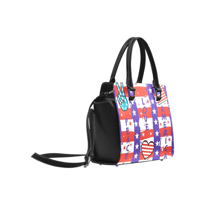 Peace Love America Classic Shoulder Handbag