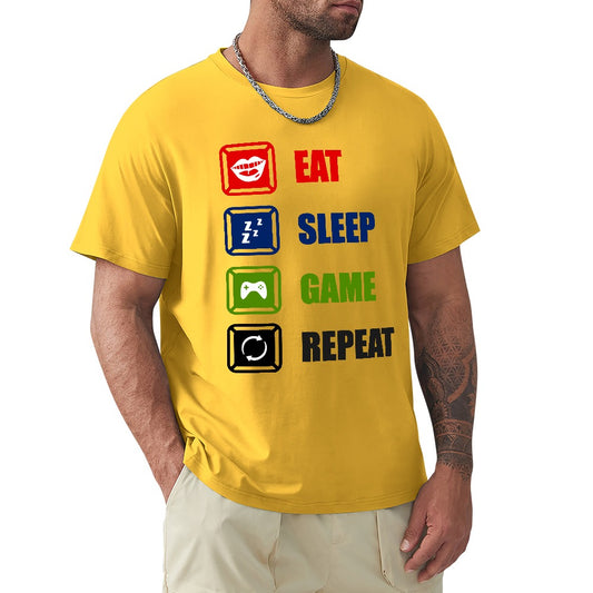 Eat Sleep Game Repeat T-shirt