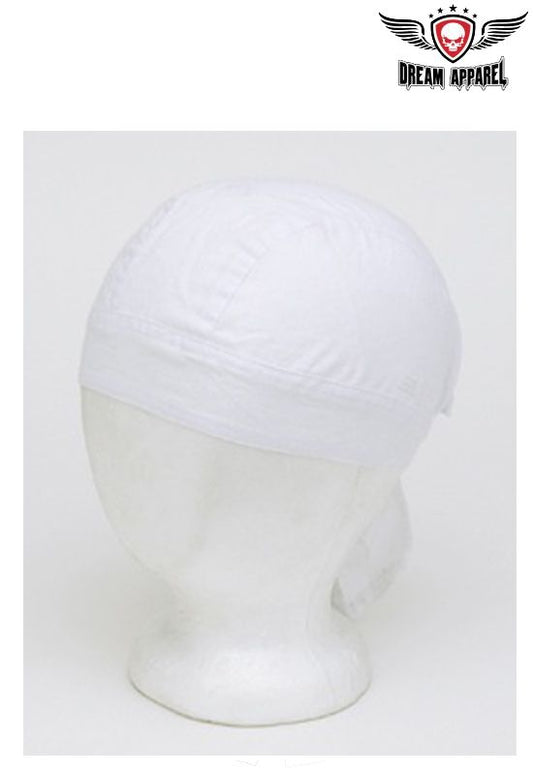 Cotton Plain White Skull Cap 12pcs/pack
