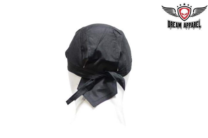 Black Cotton Skull Cap 12pcs/pack