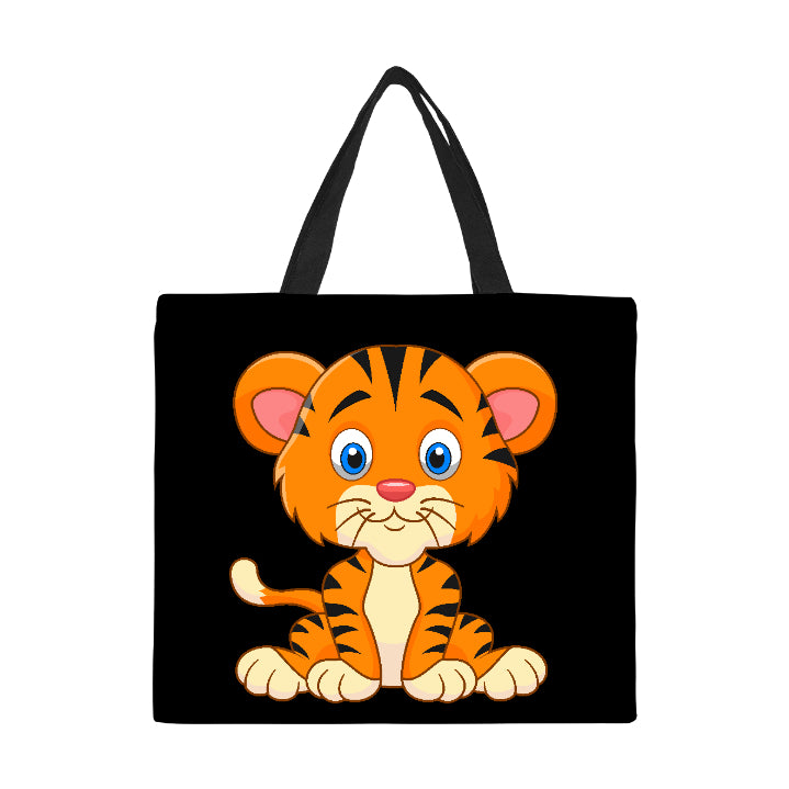 Baby Tiger Canvas Tote Bag Large