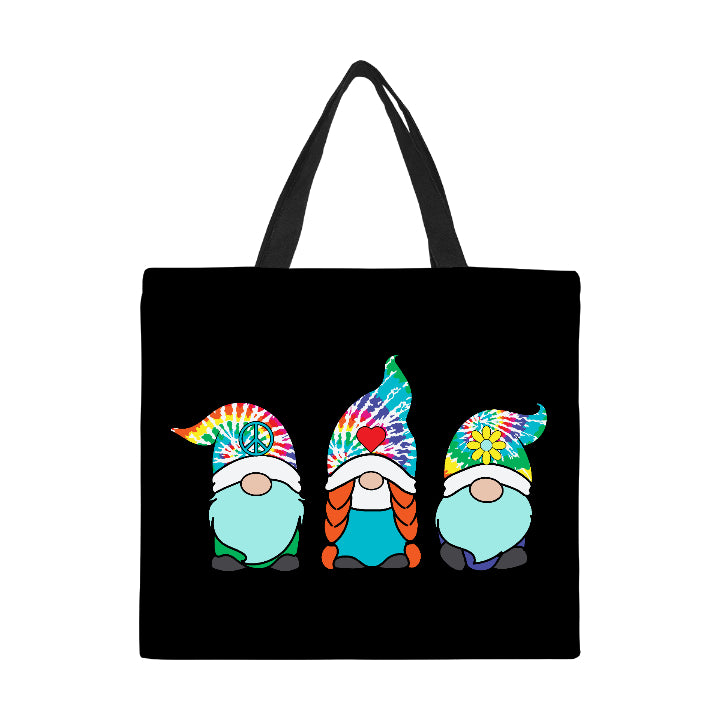Hippie Gnomes Canvas Tote Bag/Large