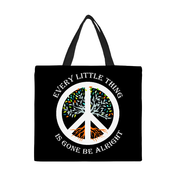 Every Little Thing Canvas Tote Bag Large