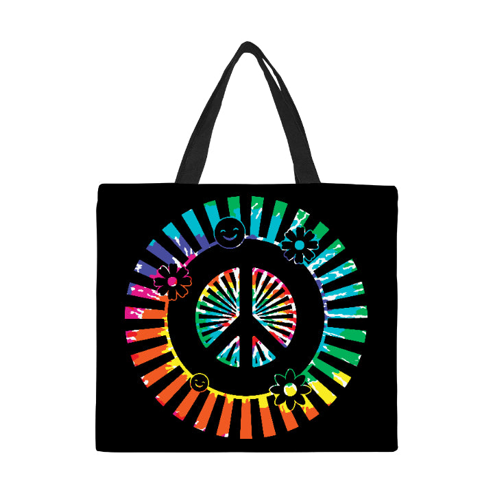 Peace Canvas Tote Bag Large