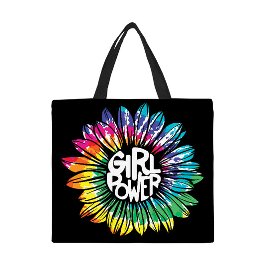 Girl Power Canvas Tote Bag Large