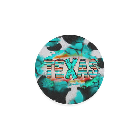 Texas Turquoise Round Coaster