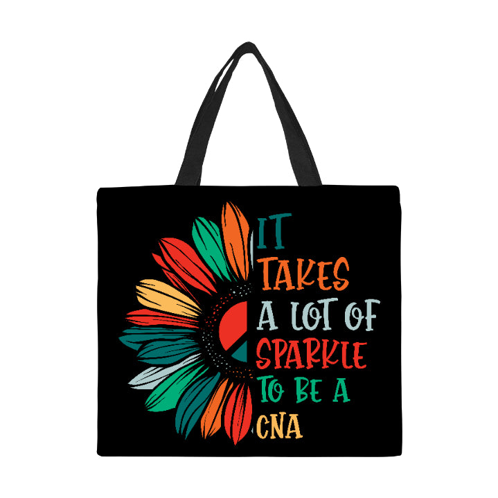 A Lot of Sparkle Canvas Tote Bag/Large