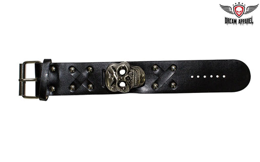 Watchband with Skull and Stud