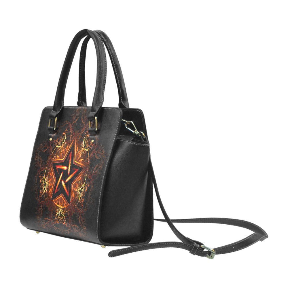 Witch Pentagram Classic Shoulder Handbag