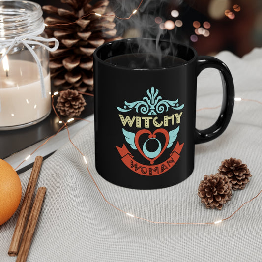 Witchy Woman 11oz Black Mug