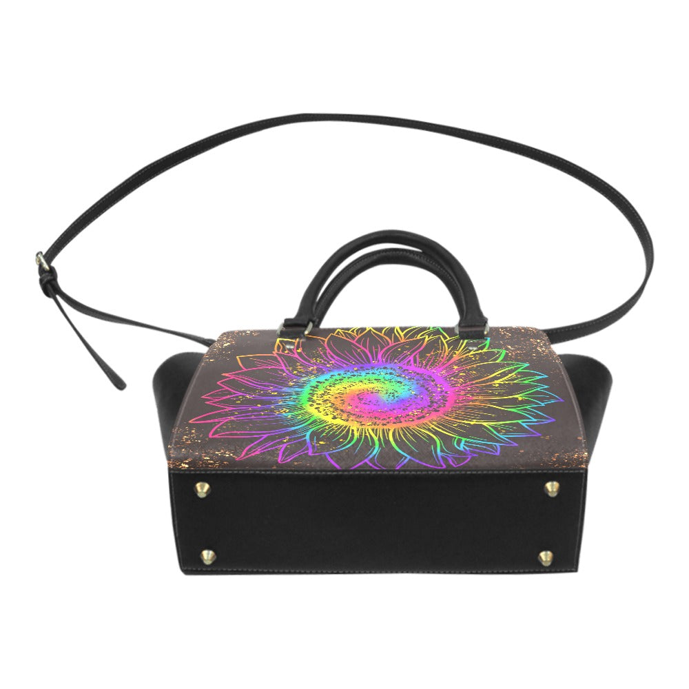 Colorful Sunflower Classic Shoulder Handbag