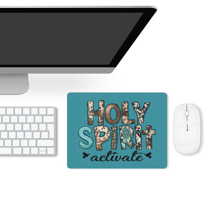 Holy Spirit Activate Leather Mouse Pad