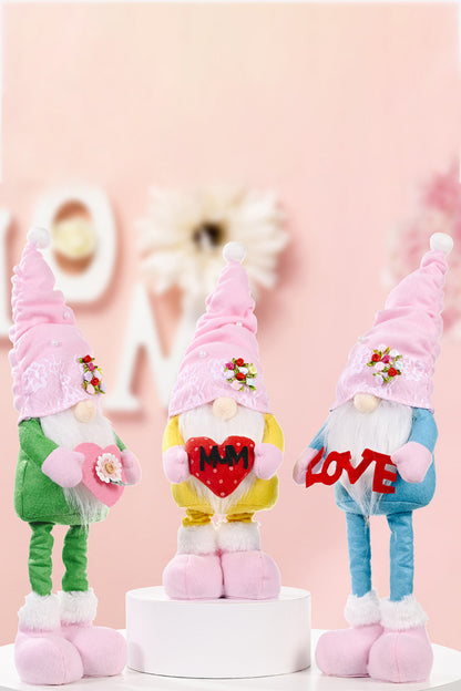 Mother's Day Pearl Decor Faceless Gnome