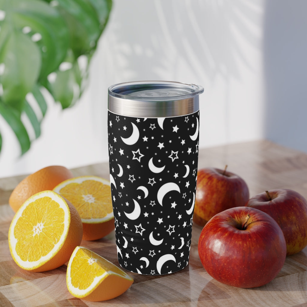 Moon and Stars Ring-neck Tumbler 20oz